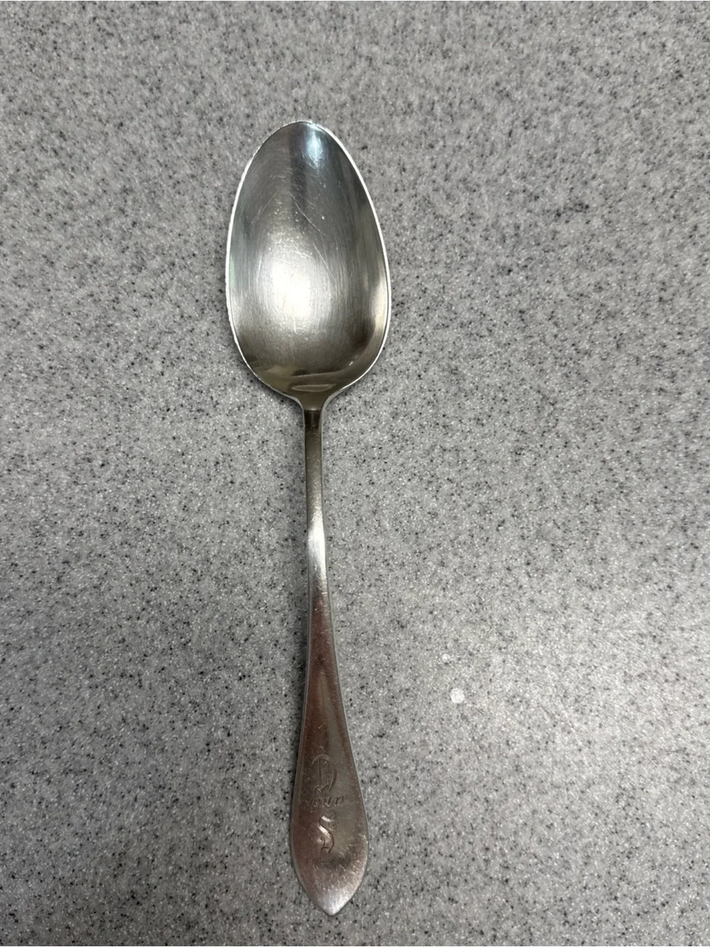 Tiffany & Co. Faneuil Sterling Silver Serving Spoon 8 3/4